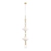 Миниатюра фото подвесной светильник crystal lux valencia sp1.1 gold | 220svet.ru