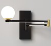 Миниатюра фото бра inodesign simple black 40.1631 | 220svet.ru