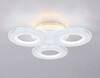 Миниатюра фото потолочная светодиодная люстра с пультом ду ambrella light acrylica fa8866 | 220svet.ru