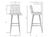 Миниатюра фото стул барный 2шт dobrin nicole lml-8078-n_b-m_el-p-01-12444 | 220svet.ru