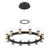 Миниатюра фото подвесная светодиодная люстра ambrella light comfort linetech fl6206 | 220svet.ru