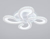 Миниатюра фото потолочная светодиодная люстра с пультом ду ambrella light acrylica ice fa1702 | 220svet.ru