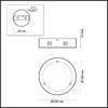 Миниатюра фото основание для светильника odeon light vekia 5015/3r | 220svet.ru