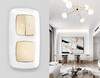 Миниатюра фото рамка 3-постовая ambrella volt omega ecta of140123 | 220svet.ru