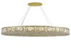 Миниатюра фото подвесной светильник newport valencia 8458+14/s gold м0070388 | 220svet.ru