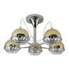 Миниатюра фото потолочная люстра lumina deco veroni ldc 1029-5 gd | 220svet.ru