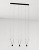 Миниатюра фото подвесной светильник jewel 3 black axo light | 220svet.ru