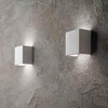 Миниатюра фото настенный светильник ideal lux flash gesso ap1 small | 220svet.ru