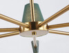 Миниатюра фото потолочная люстра на штанге мрамором ambrella light heigh light gn lh75053 | 220svet.ru