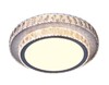 Миниатюра фото потолочный светодиодный светильник ambrella light orbital crystal f94 ch/cl 48w d490 | 220svet.ru
