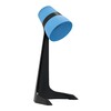 Миниатюра фото настольная лампа uniel ulo-k22 d/e14/a black/blue ul-00009544 | 220svet.ru