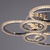 Миниатюра фото потолочная светодиодная люстра reluce 09812-3.3-4+4d cr (rgb) | 220svet.ru