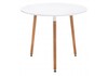 Миниатюра фото стол деревянный lorini 80 white / wood | 220svet.ru