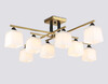 Миниатюра фото потолочная люстра на штанге ambrella light traditional loft tr tr303044/8 cp | 220svet.ru