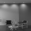 Миниатюра фото встраиваемый светильник maytoni gyps modern dl001-ww-01-w | 220svet.ru