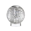Миниатюра фото настольная светодиодная лампа odeon light crystal 5007/2tl хром | 220svet.ru