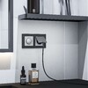 Миниатюра фото рамка из поликарбоната на 2 поста werkel hammer черный w0022408 | 220svet.ru