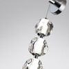 Миниатюра фото бра светодиодная odeon light jemstone 5084/17wl хром | 220svet.ru