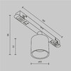 Миниатюра фото трековый магнитный светодиодный светильник maytoni alfa s tr132-2-7w3k-w | 220svet.ru