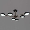 Миниатюра фото светильник потолочный reluce 03325-0.3-06 bk+copper | 220svet.ru