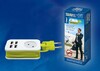 Миниатюра фото удлинитель (ul-00003331) uniel 1гн х 1,5м б/з travel s-ct1-1,5u white/green | 220svet.ru