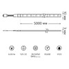 Миниатюра фото лента gauss 6w/m 30led/m 5050smd разноцветный 5m bt011 | 220svet.ru