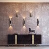 Миниатюра фото настенный светодиодный светильник odeon light whitney 6671/8wl черный | 220svet.ru