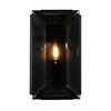 Миниатюра фото настенный светильник ilamp panorama 10090/1w bk | 220svet.ru