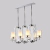 Миниатюра фото подвесная люстра ilamp king rm6201-8p cr+cl | 220svet.ru