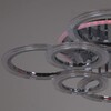 Миниатюра фото потолочная светодиодная люстра reluce 09812-3.3-4+4d cr (rgb) | 220svet.ru