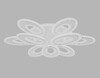 Миниатюра фото потолочная светодиодная люстра с пультом ду ambrella light acrylica original fa8933 | 220svet.ru