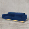 Миниатюра фото диван roomers s0203-3d/bluе 9801# | 220svet.ru