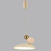 Миниатюра фото подвесной светодиодный светильник odeon light travertino 6625/20l бежевый | 220svet.ru