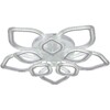 Миниатюра фото потолочная светодиодная люстра reluce 09827-3.3-5+5 wh | 220svet.ru