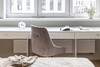 Миниатюра фото кресло офисное серый велюр/хром garda decor gy-z020kres-ts | 220svet.ru