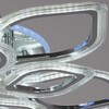 Миниатюра фото потолочная светодиодная люстра reluce 09827-3.3-5+5c cr (rgb) | 220svet.ru