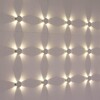 Миниатюра фото настенный светодиодный светильник arte lamp tamburello a1525ap-1wh | 220svet.ru