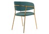 Миниатюра фото стул kamelia green / gold | 220svet.ru