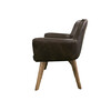 Миниатюра фото полукресло roomers c0097-1d/java black #24 | 220svet.ru