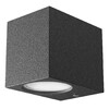 Миниатюра фото уличный настенный светильник gauss cube gd158 | 220svet.ru
