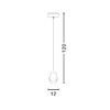 Миниатюра фото подвесной светильник md13003023-1a chrome delight collection | 220svet.ru