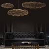 Миниатюра фото подвесной светодиодный светильник loft it cloud 10247/700 gold | 220svet.ru