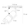 Миниатюра фото трековый магнитный светодиодный светильник arte lamp expert a5720pl-1bk | 220svet.ru