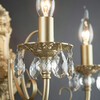 Миниатюра фото бра с хрусталем eurosvet alda 3305/3 латунь | 220svet.ru