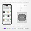 Миниатюра фото умный сенсорный выключатель двухклавишный черный werkel w4523008 | 220svet.ru