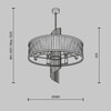 Миниатюра фото подвесной светильник maytoni frame mod174pl-06g | 220svet.ru