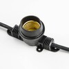 Миниатюра фото гирлянда (ul-00006440) uniel 220v udl-k110 40/e27/10m ip65 black | 220svet.ru
