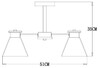 Миниатюра фото потолочная люстра arte lamp tyler a1031pl-3wh | 220svet.ru