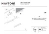 Миниатюра фото трековый магнитный светодиодный светильник maytoni points tr031-2-18w3k-w | 220svet.ru