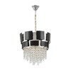 Миниатюра фото подвесной светильник lumina deco kruvia ldp 7045-400 bk+chr | 220svet.ru